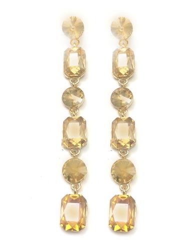 PENDIENTES DORADOS LARGOS DE FIESTA ESTARAS PRECIOSA