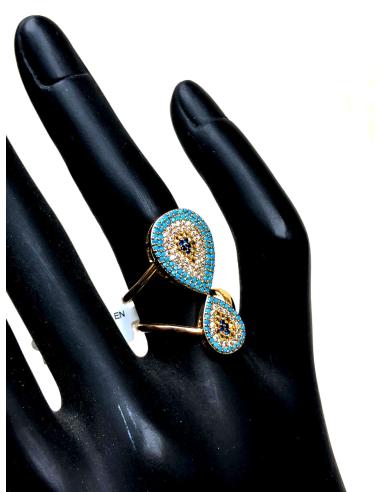 ANILLOS DORADOS DOS EN UNO LE...