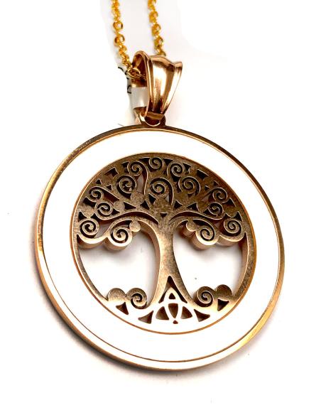 COLGANTES DEL ARBOL DE LA VIDA DECORADOS CON ANACARADO - Imagen 1