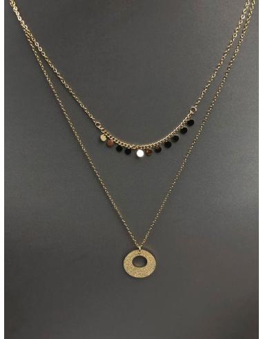 CADENAS MUJER DORADAS TRIPLES, JOYAS...