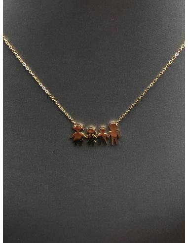 CADENAS FINAS DE MUJER,  CON COLGANTE DE FAMILIA, JOYAS ONLINE - Imagen 1