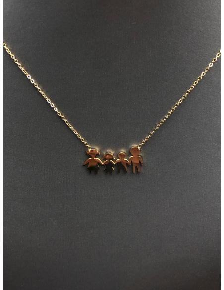 CADENAS FINAS DE MUJER,  CON COLGANTE DE FAMILIA, JOYAS ONLINE - Imagen 1