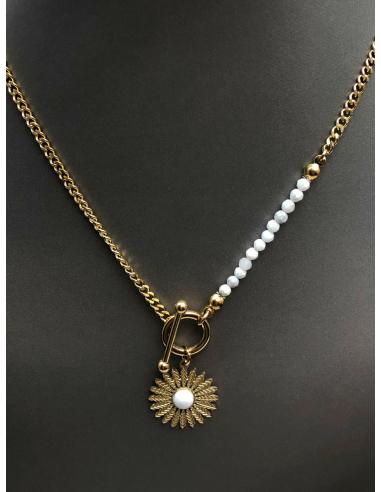 CADENAS MUJER CON CON COLGANTES PRECIOSOS, JARDIN DEL DESEO