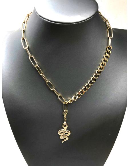 CADENAS MUJER CON COLAGANTE DE SERPIENTE, ONLINE - Imagen 2