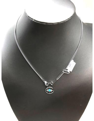 CADENAS MUJER PLATA Y ACERO CON COLGANTES ORIGINALES - Imagen 2
