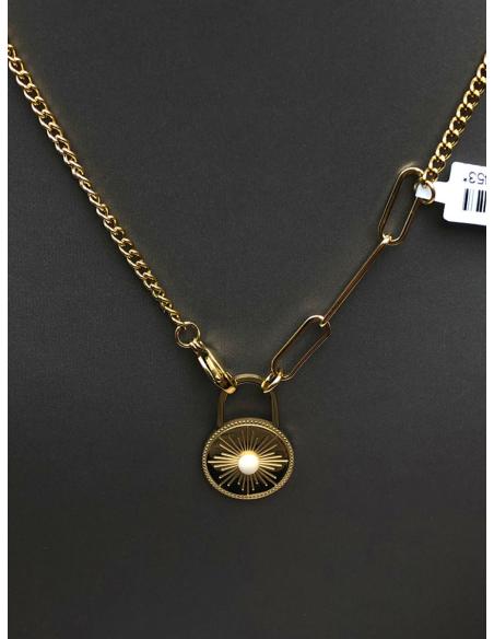 CADENAS MUJER DORADAS ACERO Y COLGANTES ORIGINALES