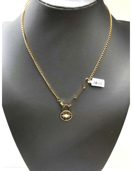 CADENAS MUJER DORADAS ACERO Y COLGANTES ORIGINALES