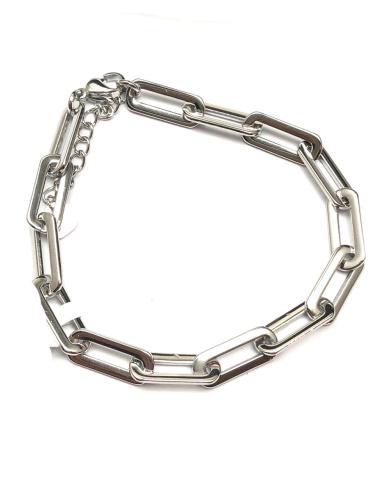 PULSERAS MUJER DE CADENA ACERO ESLABONES, JOYAS ONLINE - Imagen 1