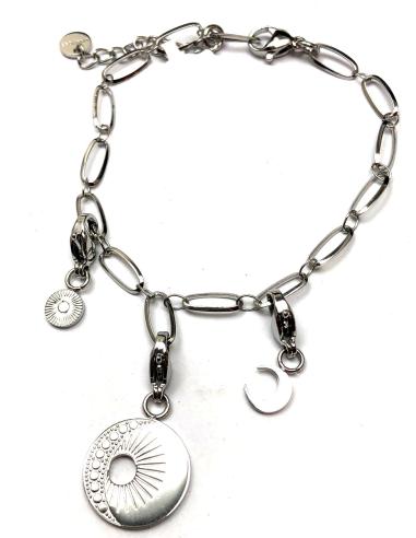 PULSERAS MUJER DE CADENA Y COISTAS COLGANDO - Imagen 1