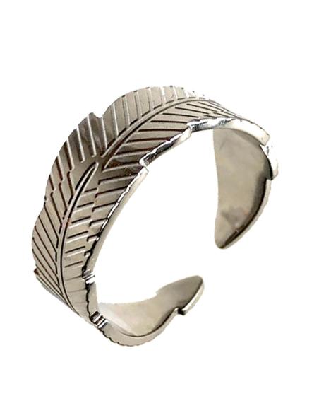 ANILLOS MUJER EN ACERO PLUMA INDIOS NAVAJOS, JOYAS ONLINE