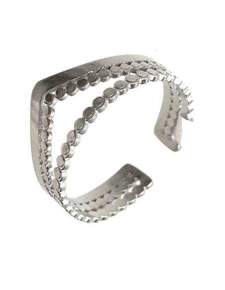 ANILLOS MUJER FINOS Y ORIGINALES EN ACERO - Imagen 1