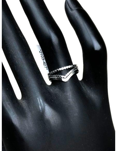 ANILLOS MUJER FINOS Y ORIGINALES EN ACERO - Imagen 3