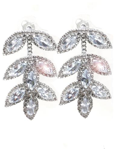 PENDIENTES MUJER DE FISTA ESPECTACULARES DE HOJAS - Imagen 1