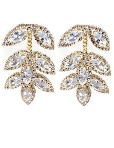 PENDIENTES MUJER DE FISTA, CRITALES ALTO BRILLO