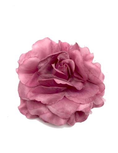 FLORES ROSAS TONO MALVA PARA LLEVAR COMO BROCHE O TOCADO