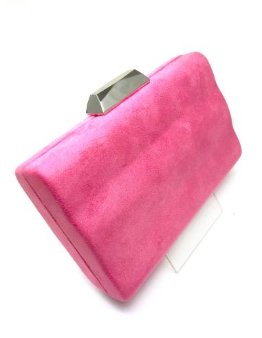 CLUTCH ROSAS DE FIESTA EN ESTE INTENSO TONO FLUOR PARA BODAS - Imagen 1