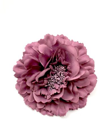 FLORES TELA MALVAS PARA LLEVAR COMO BROCHE O COMO TOCADO