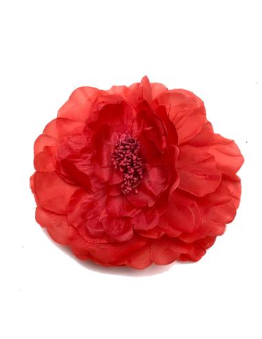 FLORES TELA ROJAS CON LAS QUE REALZAR TU TRAJE EN CEREMONIAS - Imagen 1