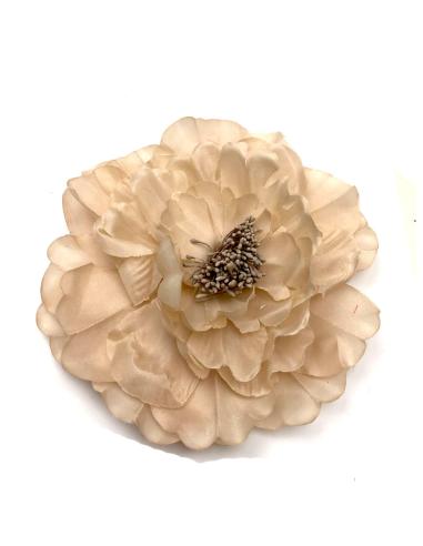 FLORES TELA BEIGE PERFECTAS PARA DECORAR TRAJES EN BODAS