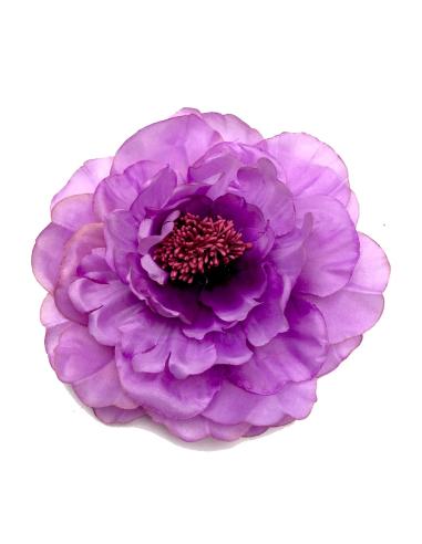 FLORES TELA MORADAS PRECIOSAS Y ELEGANTES PARA BODAS