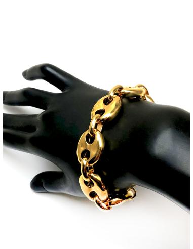 PULSERAS DORADAS ANCHAS MUJER...