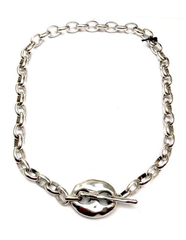 CADENAS Y COLLARES MUJER PLATA CON...