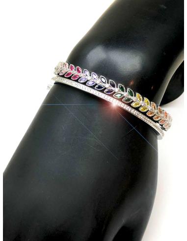 PULSERAS PLATEADAS DE ALTA BISUTERIA...