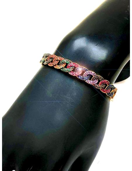 PULSERAS DORADAS PARA BODAS ELEGANCIA Y COLOR PARA SU LOOK