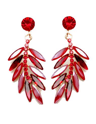 PENDIENTES ROJOS IDEALES PARA LOOK DE INVITADA DE BODA