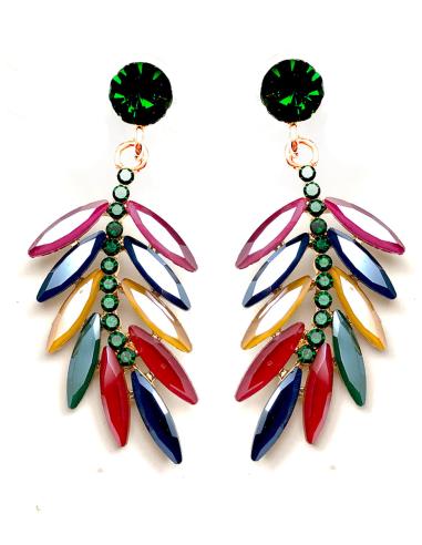 PENDIENTES BONITOS DE FIESTA EN MULTICOLOR MUY FAVORECEDORES