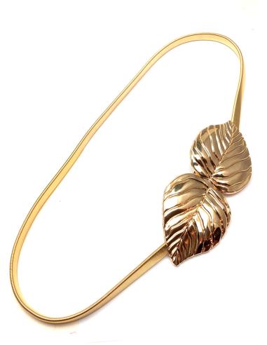 CINTURONES DE FIESTA DORADOS DE METAL ELASTICOS PARA BODAS
