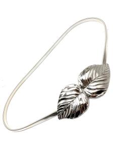 Imagen del producto CINTURONES DE FIESTA PLATEADOS DE METAL ELASTICOS PARA BODAS