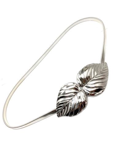 CINTURONES DE FIESTA PLATEADOS DE METAL ELASTICOS PARA BODAS - Imagen 1