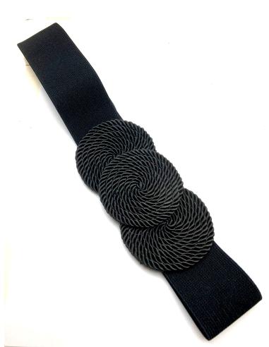 CINTURONES DE FIESTA NEGROS PARA BODAS CON CINTURILLA ELASTICA