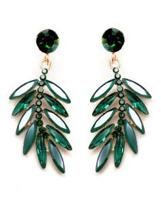 PENDIENTES VERDES CON LOS QUE COMPLETAR TU LOOK DE INVITADA
