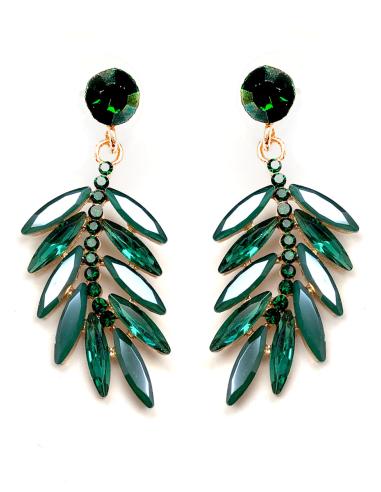 PENDIENTES VERDES CON LOS QUE COMPLETAR TU LOOK DE INVITADA - Imagen 1