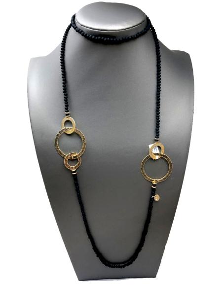 COLLARES NEGROS LARGOS Y FINOS MUY BONITOS PARA OUTFIT DE DIA