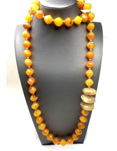 COLLARES LARGOS MOSTAZAS PARA MUJER IDEALES PARA TU OUTIF - Imagen 1