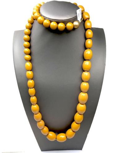 COLLARES BONITOS EN TONOS MOSTAZAS PARA LLEVAR CON TODO - Imagen 1