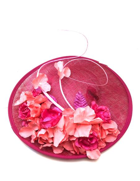 TOCADOS INVITADA BODA CORAL Y SALMON MUY FAVORECEDOR - Imagen 2