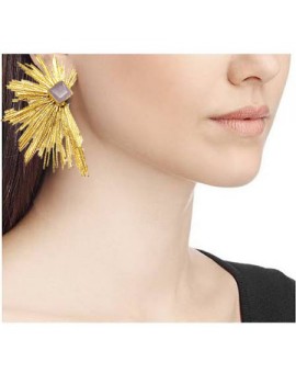 MUJER PENDIENTES GRANDES JOYERIA, PARA LUCIR RADIANTE MADRE PERLA - Imagen 1 2