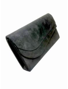 BOLSOS DE FIESTA NEGROS ELEGANTE CARTERA CON BONITA SOLAPA - Imagen 1