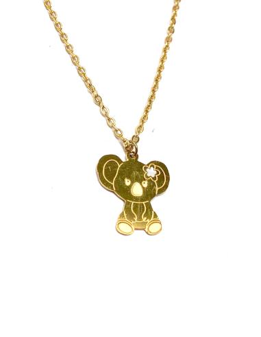 CADENITAS DORADAS CON SIMPATICO COLGANTE DE KOALA SENTADO - Imagen 1