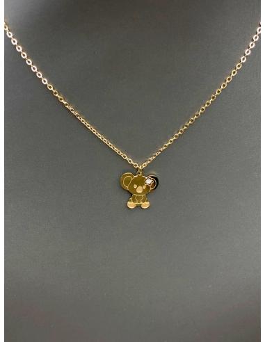 CADENITAS DORADAS CON SIMPATICO COLGANTE DE KOALA SENTADO - Imagen 3