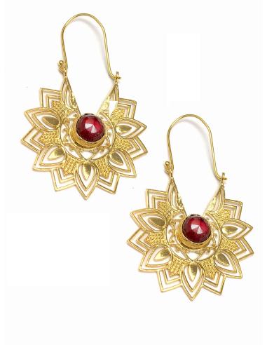 PENDIENTES ARO MUJER ARABAESCOS JOYAS EL JARDIN DEL DESEO - Imagen 4