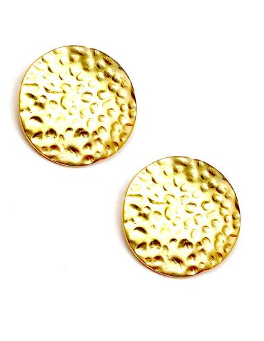 PENDIENTES MUJER DE CLIP DORADOS PARA TODOS LOS DIAS - Imagen 1