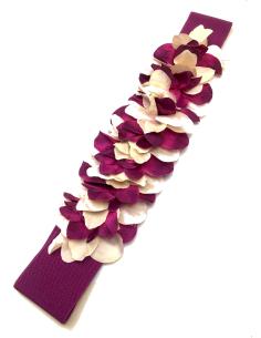 CINTURONES DE FIESTA ELASTICOS BUGAMBILIAS CON FLORES - Imagen 1