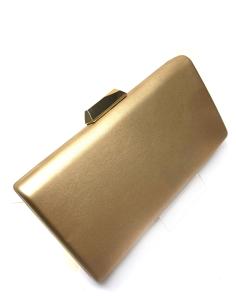 BOLSOS DE FIESTA DORADOS TONO OSCURO CLUTCH GRAN CAPACIDAD - Imagen 1
