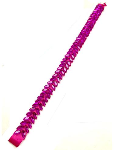CINTURONES DE FIESTA FINOS CON PEDRERIA DE CRISTAL DE COLOR - Imagen 1