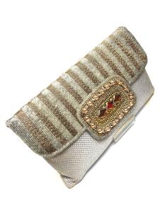 BOLSOS FIESTA GRISES PARA BODAS CON FABULOSA DECORACION - Imagen 1